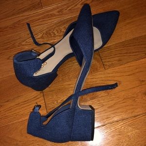 Aldo Zulian Denim Sandals